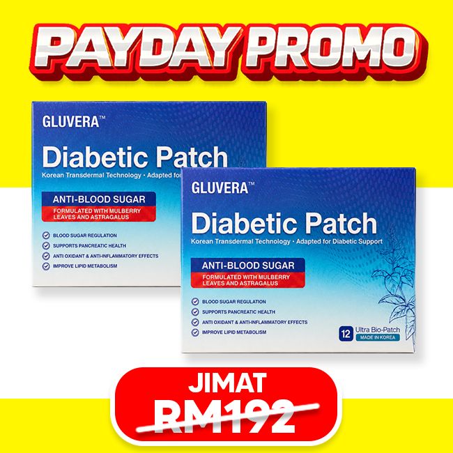 PAYDAY PROMO PAKEJ RAWAT ( 2 KOTAK GLUVERA DIABETIC PATCH )